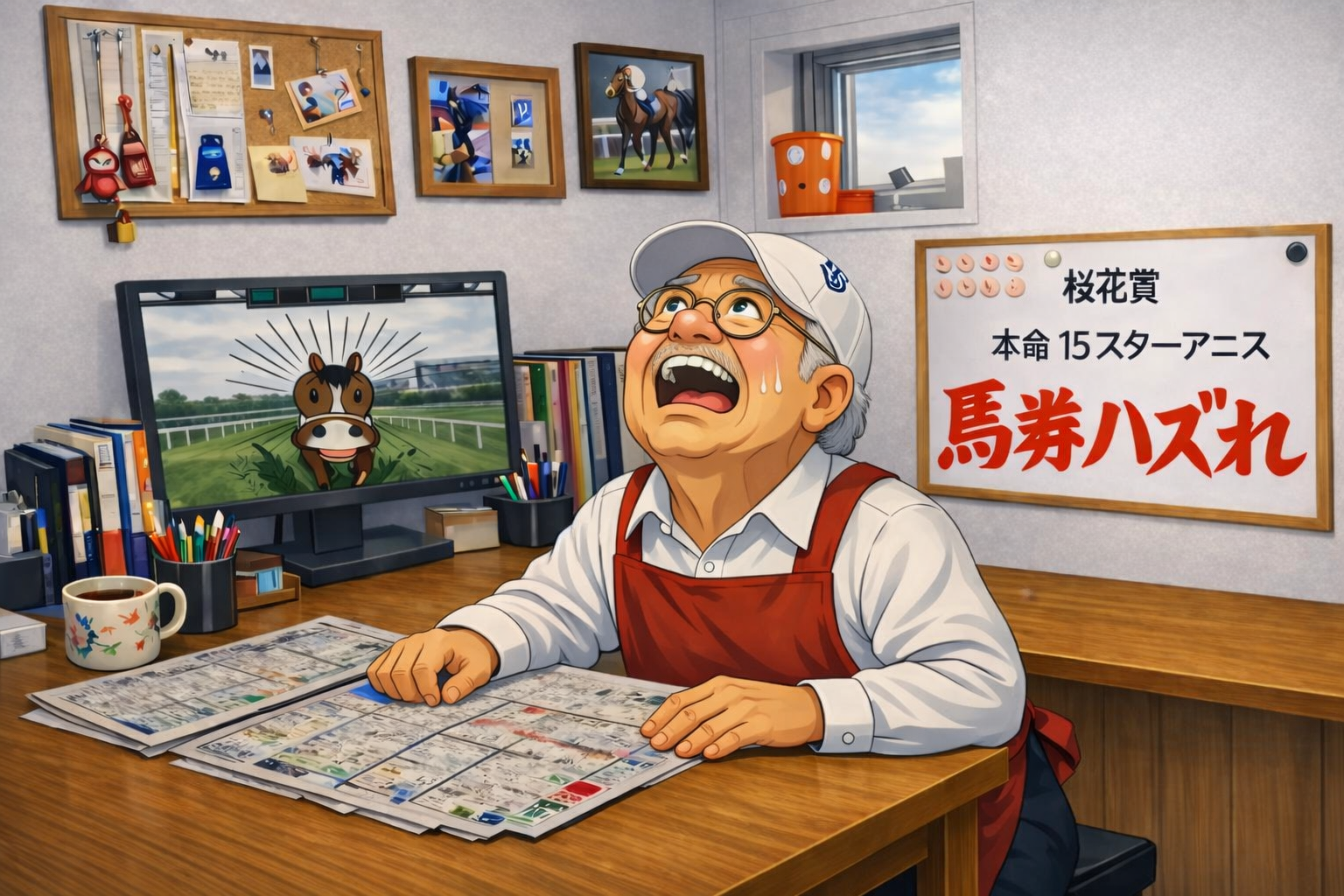 桜花賞2026のレース回顧。掲示板4頭を買いながら1頭抜けて外した自虐的な競馬記事のイメージ画像