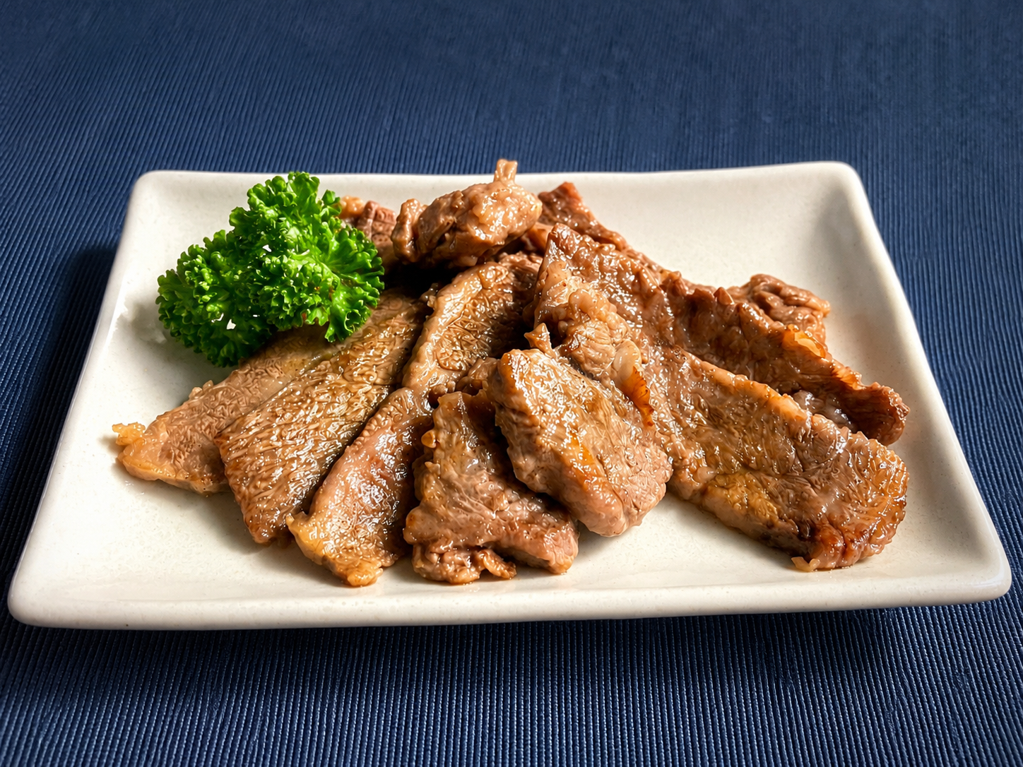 塩コショウのみで焼いたバラ肉3種