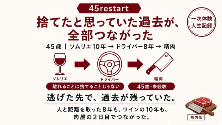 捨てたと思っていた過去が、全部つながった